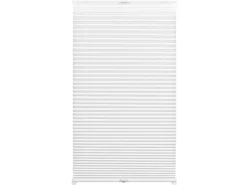 Gardinia EasyFix Thermo-Plissee mit 2 Bedienschienen 50 cm x 130 cm Weiß