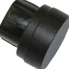 Gardinia Endkappe Industrial Home Ø 25 mm Schwarz 2 Stück