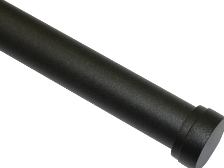 Gardinia Endkappe Industrial Home Ø 25 mm Schwarz 2 Stück