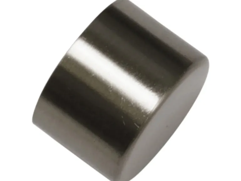 Gardinia Endkappe Windsor für Ø 25 mm Edelstahl-Optik
