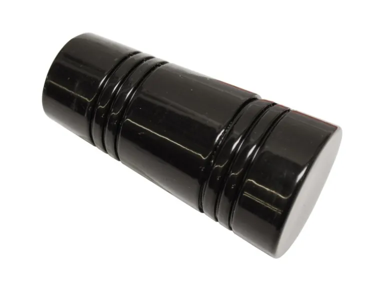 Gardinia Endknopf Chicago Apollo Ø 20 mm Schwarz 2-er Pack