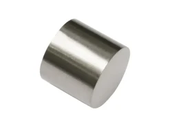Gardinia Endstück Chicago Kappe für Ø 20 mm Edelstahloptik 2-er Pack