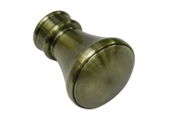 Gardinia Endstück Europa Lago für Ø 19 mm Messing-Antik