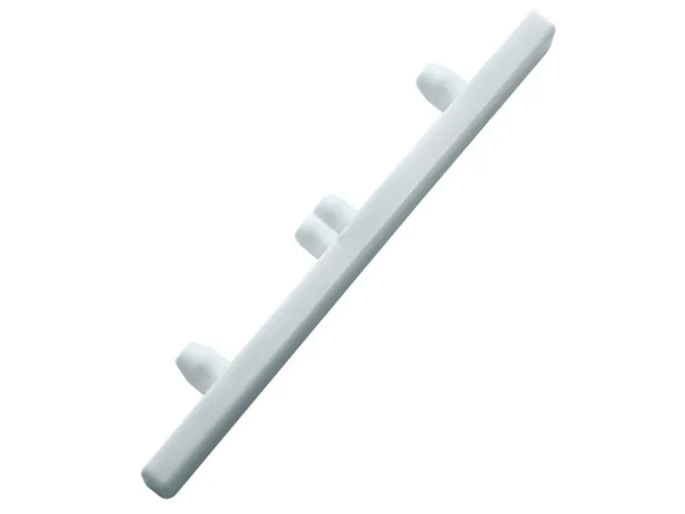 Gardinia Endstück für Aluminium-Vorhangschiene 3-läufig Weiß 2-er Pack