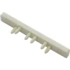 Gardinia Endstück für Aluminium-Vorhangschiene 2-läufig Weiß 2-er Pack