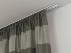 Gardinia Endstück für Aluminium-Vorhangschiene 2-läufig Weiß 2-er Pack