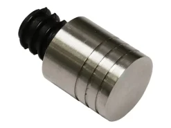 Gardinia Endstück New York Zylinder für Ø 12 mm Edelstahl