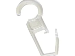 Gardinia Faltenlegehaken Lugano Glasklar 10-er Pack