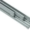 Gardinia Flächenvorhangschiene Komfort Komplett-Set 3-läufig Silber 170 cm