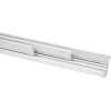 Gardinia Flächenvorhangschiene Komfort Komplett-Set 3-läufig Weiß 170 cm