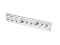 Gardinia Flächenvorhangschiene Komfort Komplett-Set 3-läufig Weiß 170 cm