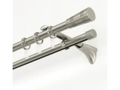 Gardinia Gardinenringe Chicago für Ø 20 mm Edelstahl 10-er Pack