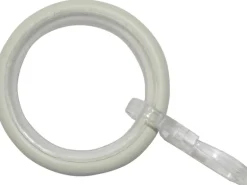 Gardinia Gardinenringe Elba mit Gleiteinlage Ivory