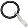 Gardinia Gardinenringe Kos für Ø 27 mm Schwarz 6-er Pack