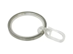 Gardinia Gardinenringe Windsor für Ø 25 mm Edelstahloptik 10-er Pack