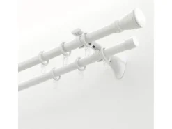 Gardinia Gardinenstange Chicago Ø 20 mm Weiß 120 cm