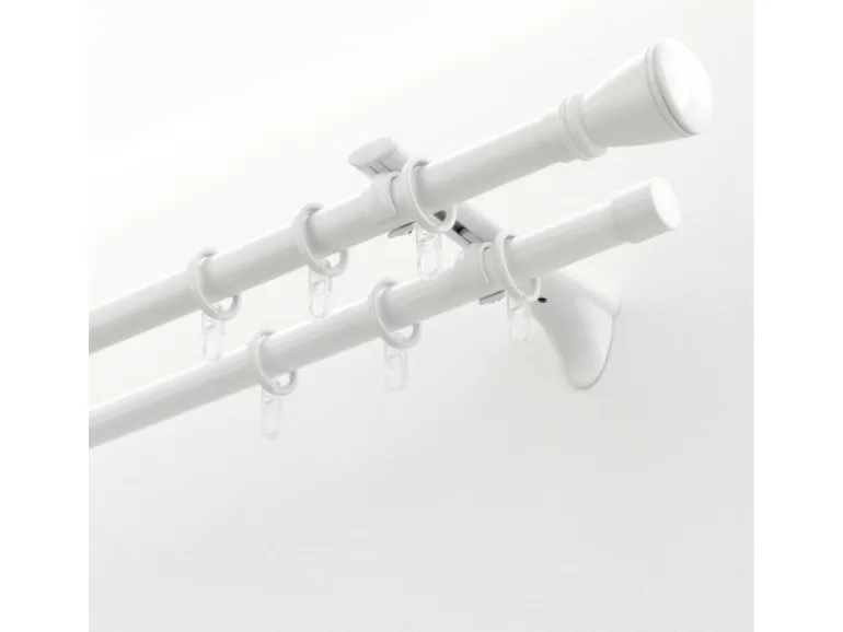 Gardinia Gardinenstange Chicago Ø 20 mm Weiß 160 cm