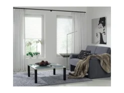 Gardinia Gardinenstange Chicago mit Innenlauf I Ø 20 mm Schwarz - Matt 160 cm