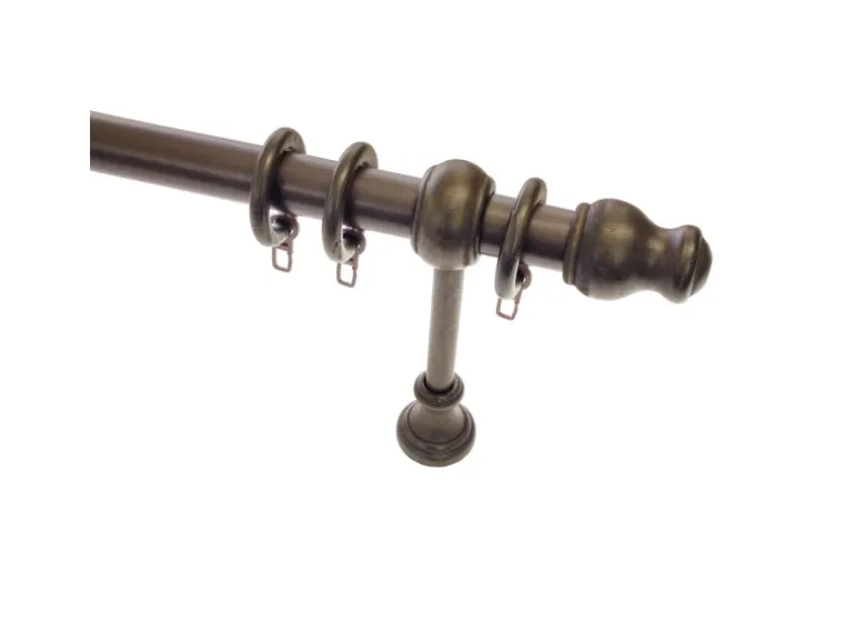 Gardinia Gardinenstangen-Set Lugano Ø 28 mm Kolonial 200 cm