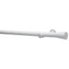 Gardinia Gardinenstangen-Set Korfu Ø 28 mm 1-Lauf 160 cm Weiß