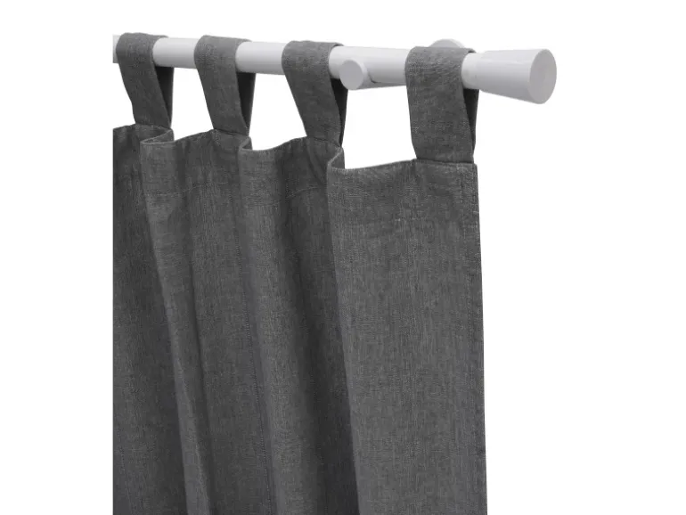 Gardinia Gardinenstangen-Set Korfu Ø 28 mm 1-Lauf 160 cm Weiß