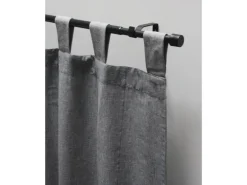 Gardinia Gardinenstangen-Set Kos Ø 16/19 mm Ausziehbar 190-340 cm Schwarz-Matt