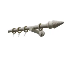 Gardinia Holz-Ringe Country Ø 25 mm Castell Eiche 10-er Pack