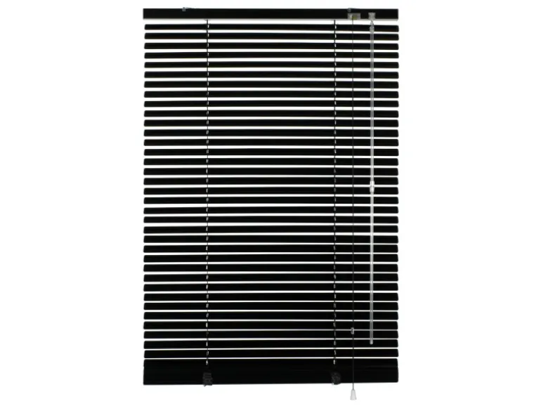 Gardinia Jalousie Aluminium 100 cm x 175 cm Schwarz