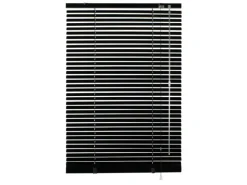 Gardinia Jalousie Aluminium 60 cm x 175 cm Schwarz