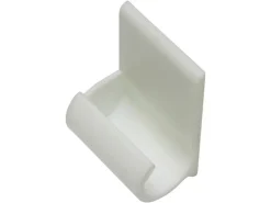 Gardinia Klebeträger für Vitragestangen Ø 11/12 mm Weiß