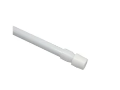 Gardinia Klemmstange Ø 6/8 mm Weiß 35 cm - 45 cm 2-er Pack