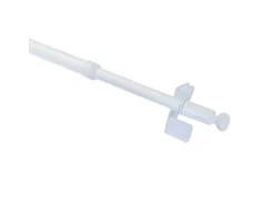 Gardinia Klemmstange Press&Go Kugel Ø 8/10 mm Weiß 30 cm - 50 cm