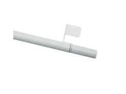 Gardinia Klemmstange Press&Go Zylinder Ø 8/10 mm Weiß 80 cm - 110 cm