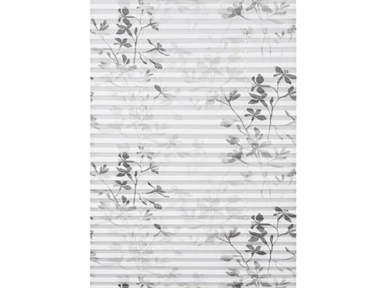 Gardinia Plissee Bella Blätter 50 cm x 130 cm Weiß
