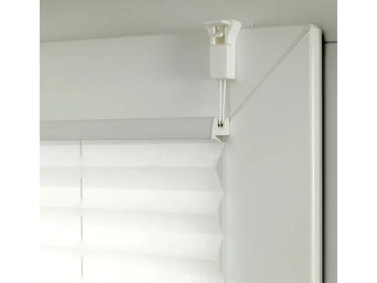 Gardinia Plissee Bella Blätter 50 cm x 130 cm Weiß
