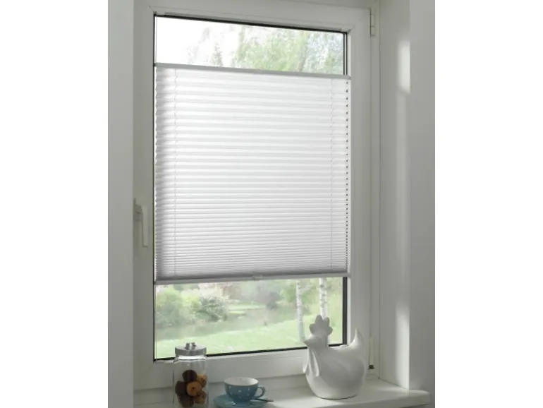 Gardinia Plissee Concept Tageslicht 85 cm x 130 cm Weiß
