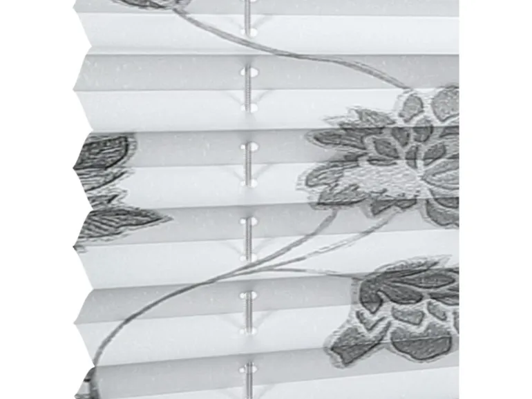 Gardinia Plissee Concept zum Klemmen 50 cm x 130 cm Dekor Blüte