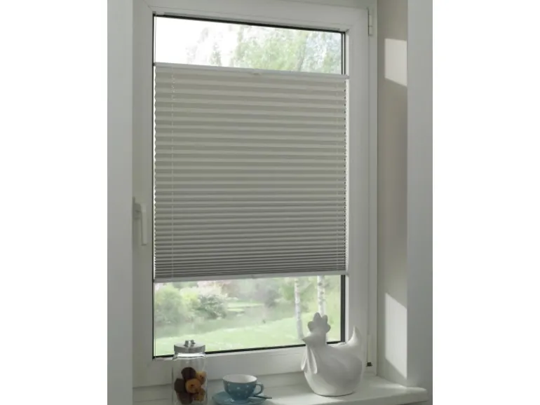 Gardinia Plissee Concept Thermo 50 cm x 130 cm Grau