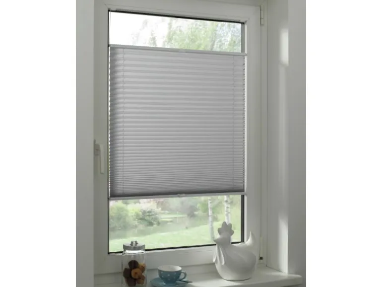 Gardinia Plissee Concept Tageslicht 60 cm x 130 cm Grau