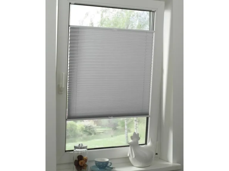 Gardinia Plissee Concept Tageslicht 60 cm x 130 cm Grau