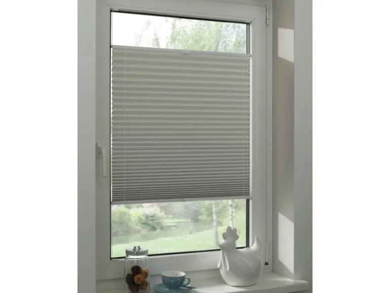 Gardinia Plissee Concept Thermo Abdunklung 60 cm x 130 cm Grau
