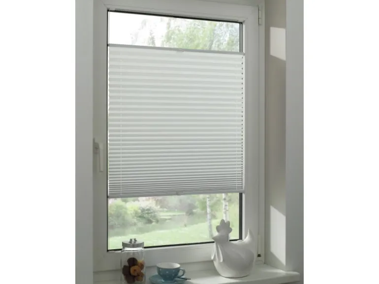 Gardinia Plissee Concept Thermo 80 cm x 130 cm Weiß