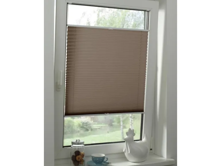 Gardinia Plissee Concept Tageslicht 40 cm x 130 cm Taupe