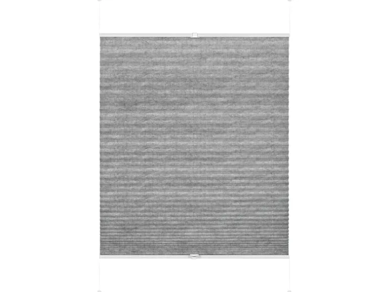 Gardinia Plissee Concept zum Klemmen 100 % Recycling Stoff 70 cm x 130 cm Grau