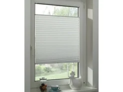 Gardinia Plissee Concept Thermo Abdunklung 75 cm x 130 cm Weiß