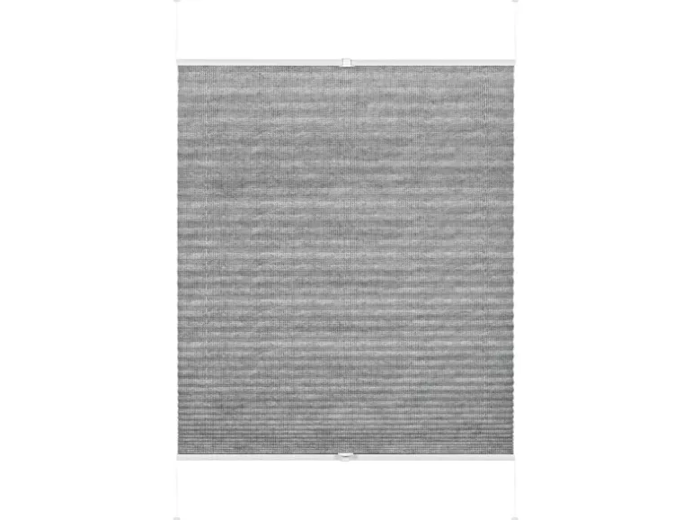 Gardinia Plissee Concept zum Klemmen 100 % Recycling Stoff 80 cm x 210 cm Grau