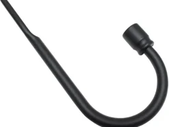Gardinia Raffbügel Memphis kombinierbar Schwarz-Matt 7,5 cm