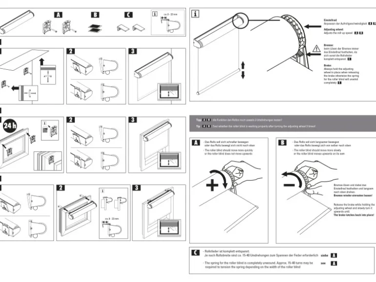 Gardinia Rollo Comfort Move 75 cm x 150 cm Grün