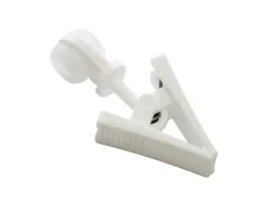 Gardinia Rollringe mit Klammer Weiß 20-er Pack