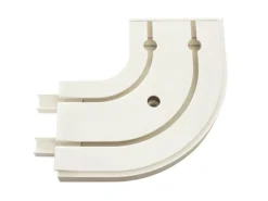 Gardinia Rundbogen 2-läufig GE2 mit Endstücken Weiß 13,5 cm x 13,5 cm 2-er Pack